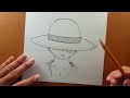 Comment dessiner Luffy | Une pièce | Luffy facile étape par étape | dessiner un anime facilement