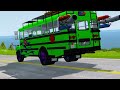 Trucks Cars vs Massive Speed Bumps vs Giant Bulge BeamNG Drive