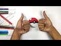 How to Draw a Pokemon Ball I Poke Ball Drawing Tutorial