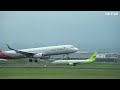 Landing failure / Jeju International Airport go-around video due to strong wind
