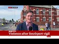 UK police officers injured in Southport riot after three girls killed in knife attack | BBC News