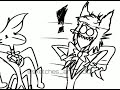 a short hazbin animatic about saying hi