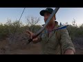 ALONE in the bush with NO FOOD - NIGHT BOW n ARROW - Eating Only What I Catch