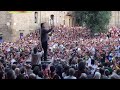 El Cant de la Senyera a la Plaça de la Catedral de Barcelona