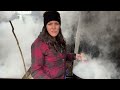 Making Maple Syrup At The Off Grid Cabin