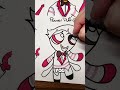 Drawing Angel Dust - Hazbin Hotel in 4 Styles! Speed Drawing!