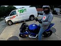 Harley Rider Rides Street Bike For The First Time |Yamaha R6| |FXBBS|