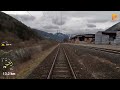 Cab Ride Spittal-Millstättersee - Lienz (Drava Valley Railway, Austria) train driver's view in 4K