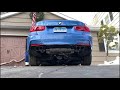 2017 BMW 330 (B46), ER catless downpipes with FI Exhaust System.