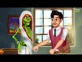 আকাশে ডাইনির বাড়ি ।  Akashe Dainir Bari । Bengali Horror Cartoon | Khirer Putul