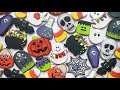 HALLOWEEN COOKIES - classic Halloween cookies w/soothing music | Satisfying Cookie Decorating
