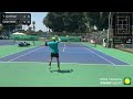 5.0 VS Former D1 | Tennis Match | סט אימון בכפר המכביה