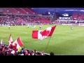 Canada vs USA post game celebrations