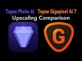 TOPAZ PHOTO AI and TOPAZ GIGAPIXEL AI (Upscaling and Enhancing Comparison)