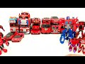 Red Color Transformers HelloCarbot Tobot Miniforce 40 Vehicle Transformation Robot Car Toys