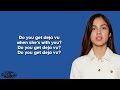 Olivia Rodrigo - deja vu (Lyrics)