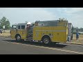 springtown fire engine engine 40 and south river fire department engine 5 at jameburg muster parade