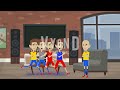 hair Caillou, Classic Caillou, Daillou And Baillou Gets Grounded (Read Note In Description)