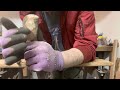 How to make a shillelagh - all done in one take no editing - shaping the handle from raw blackthorn