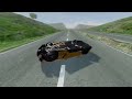 Crashing Cars by doing high speed jumps #2 - BeamNG Drive