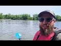 Family Kayak Fishing for Rock River Catfish