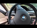 2009 BMW 3 Series 328I startup and horn