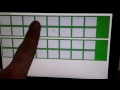 Resistive touchscreen falsely detects touch; elastic cursor