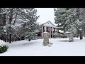 4K🇨🇦 Canadian Winter Relaxing Morning SNOW Walk in Toronto area Vaughan after Overnight Snowfall