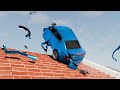 Cars vs Pipeline Trap x Stairs x Deep Water x Upside Down Speed Bumps ▶️ BeamNG Drive (LONG VIDEO)