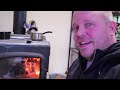 How we heat our house in Minnesota with a Drolet HT 2500 wood stove.