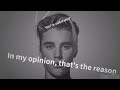 Justin Bieber - Overrated (lyric Video)