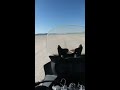 Breaking the 85 mph record for one handed riding at the alvord desert