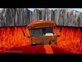 BeamNG drive - School Bus Crashes & Jumps #42