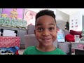 Christmas Morning Opening Presents With DJ, Kyrie & Nova | The Prince Family Clubhouse