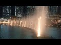 The Dubai Fountain : Twlht Ana Lsotak by Eida Al Menhali, longest fountain dance! [4K]