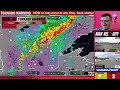 🔴 BREAKING Tornado Warning In Kansas - Tornadoes, Huge Hail Possible - With Live Storm Chasers