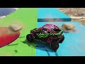 Testing Cars vs Rockslides in GTA 5