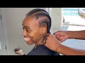 How I get STRAIGHT | PROPORTIONAL PARTS | with Straight Back Braids