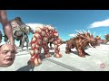 Run Down Giant Slope And Fight Mechagodzilla - Animal Revolt Battle Simulator