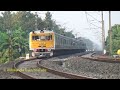 Howrah to katwa 12 Coaches Electric Train Moving fast - India