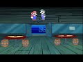 Mario and Weegee visits the Krusty Krabs