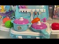 9 minutes Satisfying with Unboxing Disney Frozen Elsa Magical Beauty  Kitchen Set, Review Toys ASMR