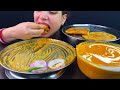 Eating Spicy🔥 Shahi Paneer, Matar Pulao, Khasta Masala Puri | Cooking And Eating Indian Food | Asmr