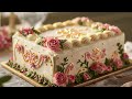 Stunning Floral & Vintage Sheet Cake Ideas | Unique and Beautiful Cake Designs | cake | Vintage cake