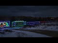 CPKC Holiday Train pulling into Nipigon, Ontario