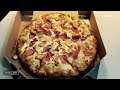 DOMINO'S Handpan PIZZA!!! Garlic Parmesan Sauce, Premium Chicken, and Ham (4K) April 2024 @dominos