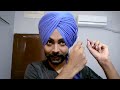 Turban From Backside & Frontside | Easiest Turban Tutorial | Free Style Pagg