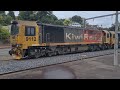 Kiwi Rail Locos 30232 / 30192: doubleheaded test freight train: with 9112 and 9072. TAIHAPE 20240315
