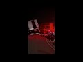 Train hits 2 truck in USA