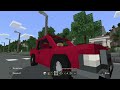 Building the car shop in Minecraft